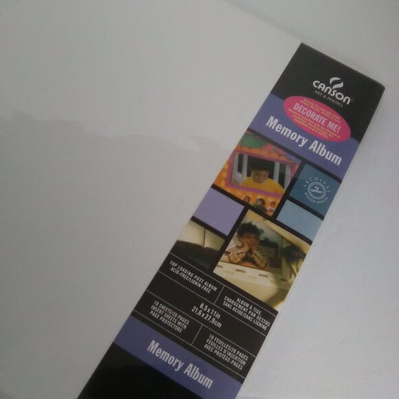 Canson Art & Photo Memory Album 20 Pages Color White Brand New - Picture 6 of 8